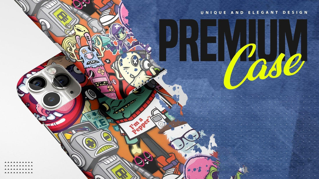Stylish and Durable Phone Cases with colorful and unique illustrated designs for premium protection