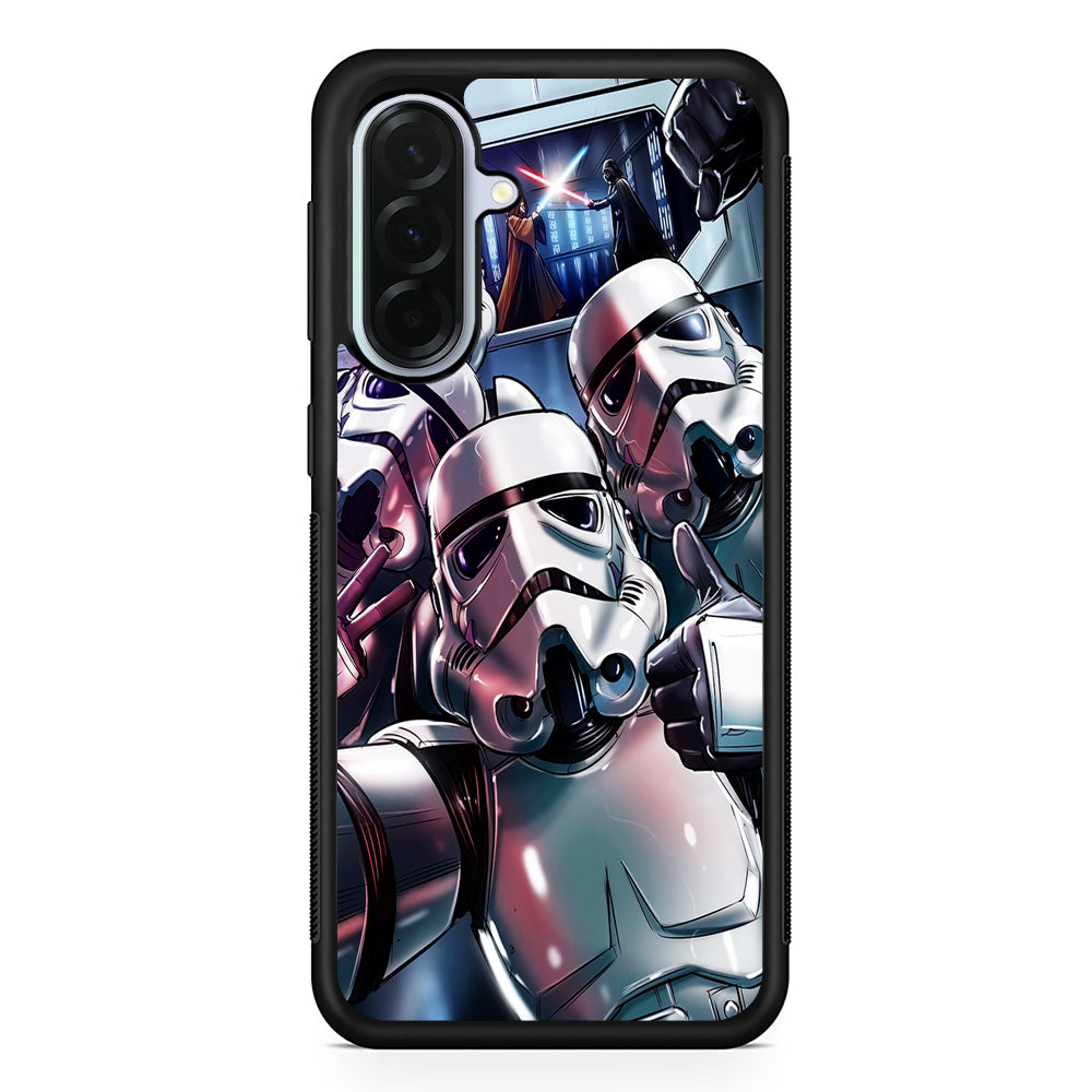 Star Wars Stormtrooper Selfie Samsung Galaxy A36 Case | Durable Samsung Galaxy A36 Protective Case