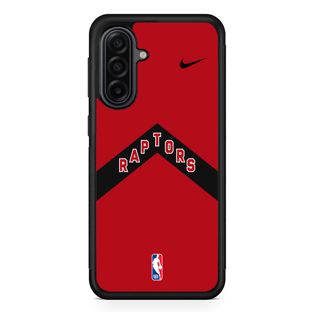 NBA Toronto Raptors Red Nike Samsung Galaxy A17 Case | Durable Rubber Samsung Galaxy A17 Phone Case