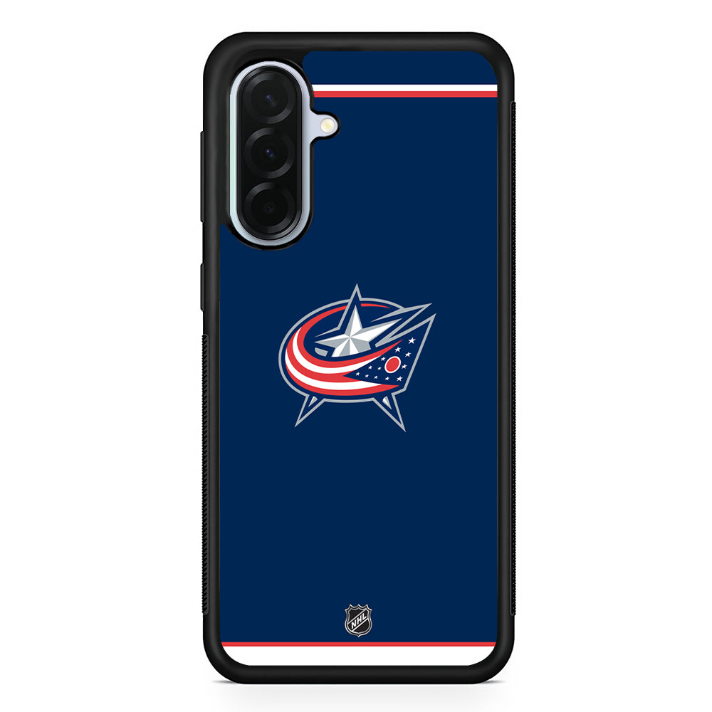 NHL Columbus Blue Jackets Team Samsung Galaxy A36 Case | Durable Samsung Galaxy A36 Protective Case