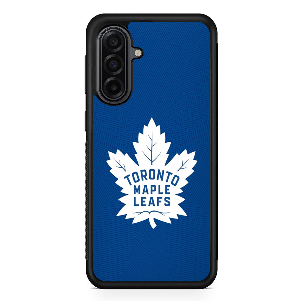 NHL Toronto Maple Leafs Pattern Samsung Galaxy A17 Case | Durable Rubber Samsung Galaxy A17 Phone Case