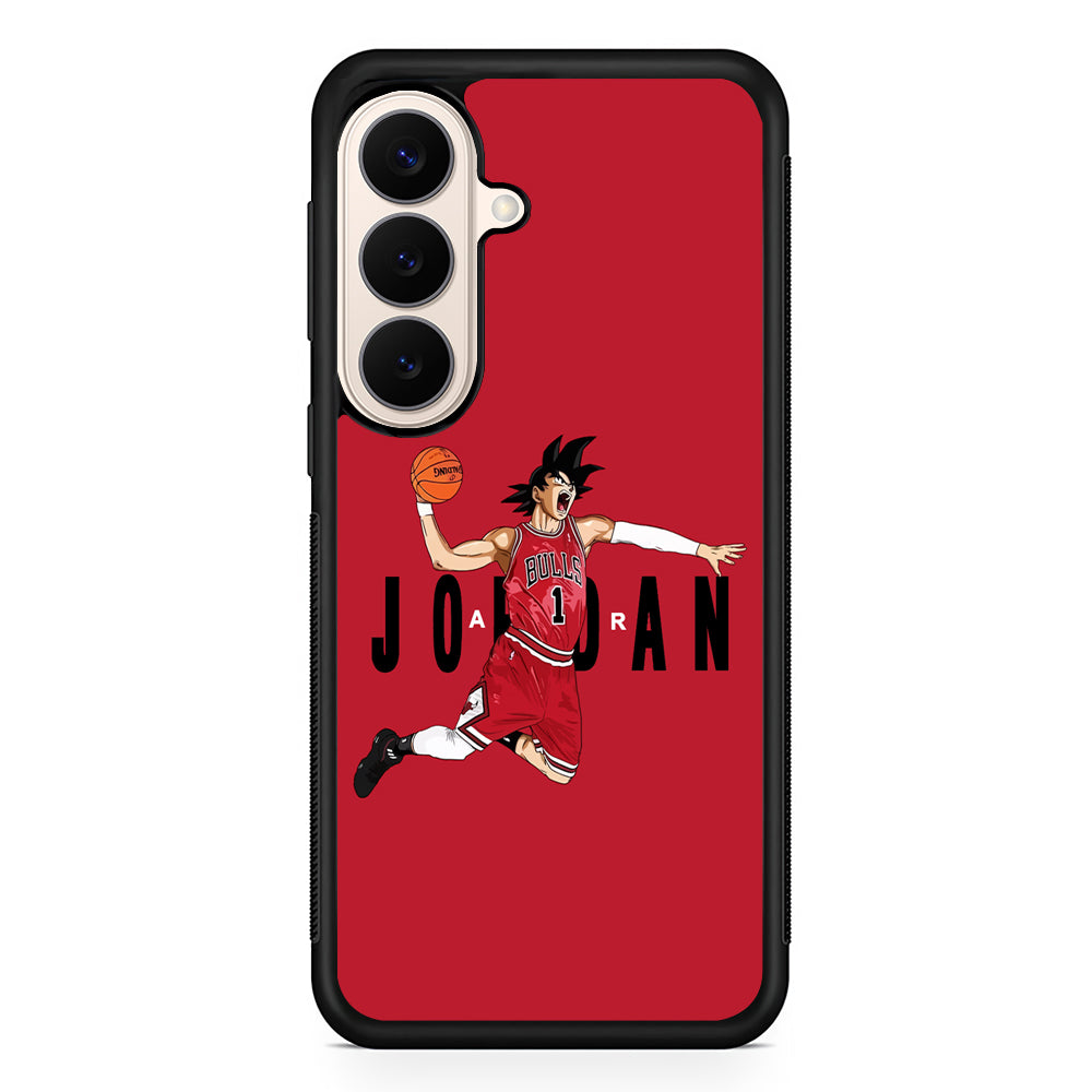 Goku Air Jordan Chicago Bulls Samsung Galaxy S26 Case – Slim Protective Phone Cover