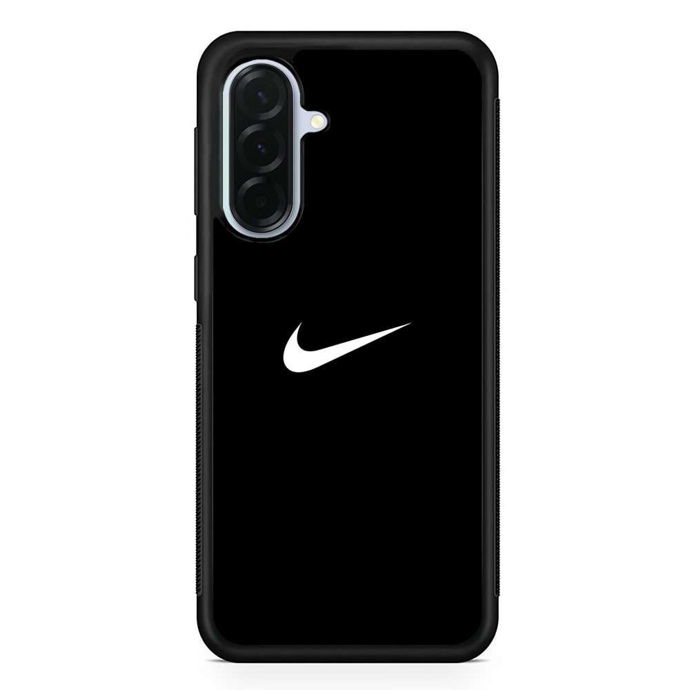 Nike Logo Black Simple Samsung Galaxy A36 Case | Durable Samsung Galaxy A36 Protective Case