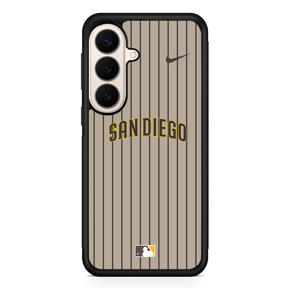 MLB San Diego Padres Brown Nike Samsung Galaxy S26 Case – Slim Protective Phone Cover