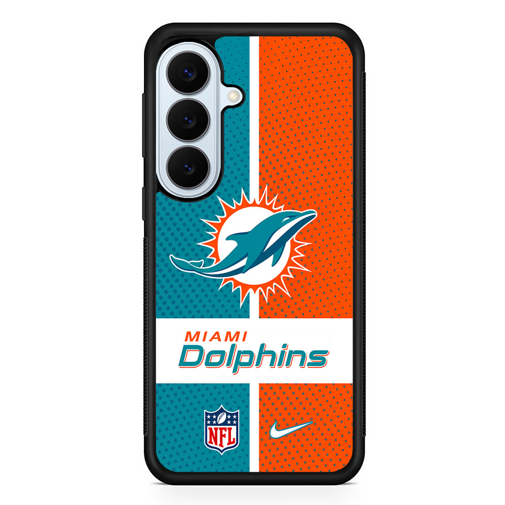 NFL Miami Dolphins Team Nike Samsung Galaxy S26 Plus Case | Lightweight Protective Phone Cover