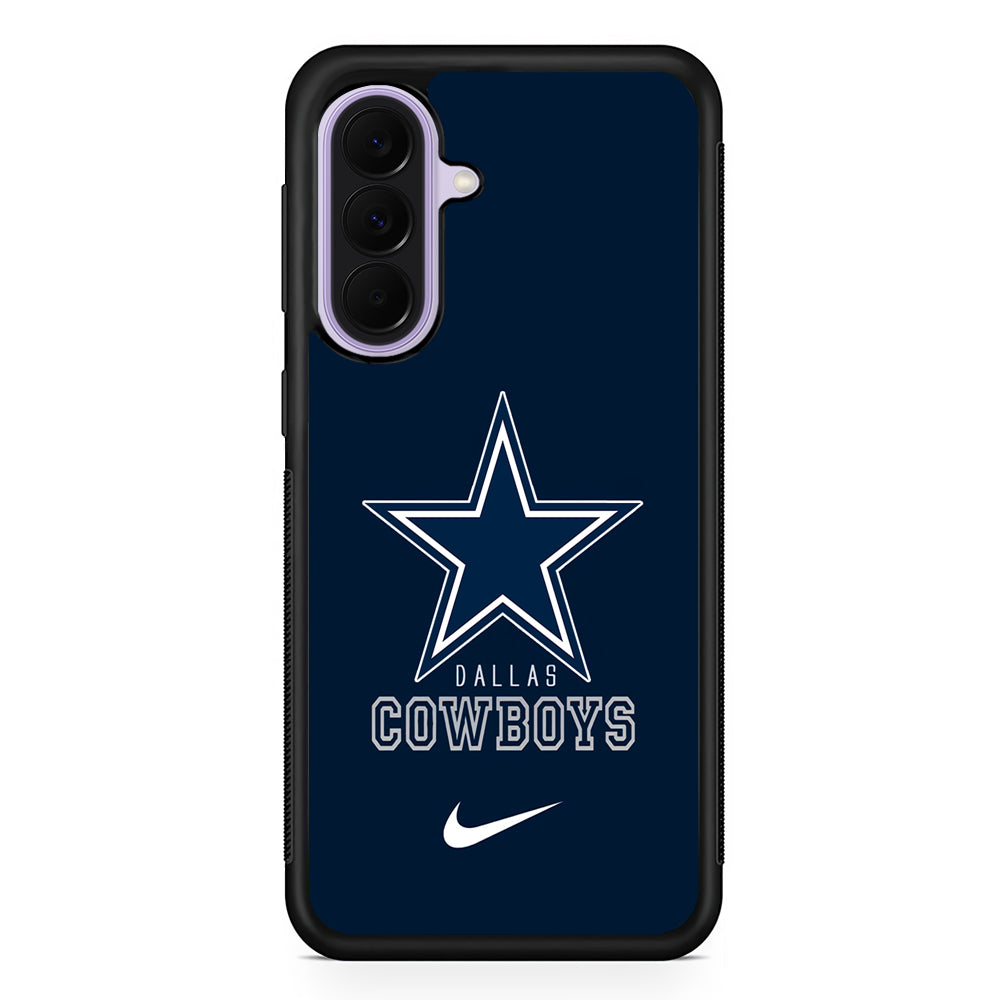 NFL Dallas Cowboys Navy Nike Samsung Galaxy A37 Case | Samsung Galaxy A37 Rubber Protective Case