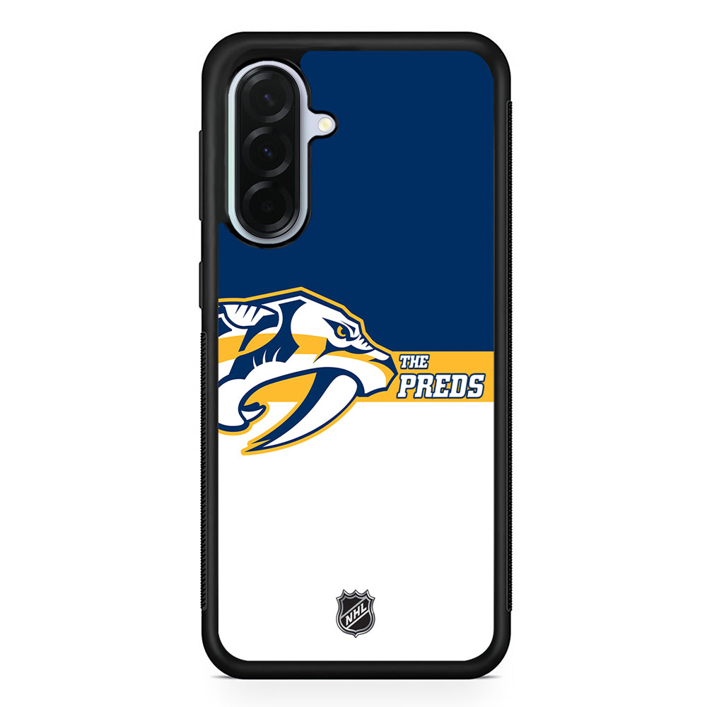 NHL Nashville Predators The Preds Samsung Galaxy A36 Case | Durable Samsung Galaxy A36 Protective Case