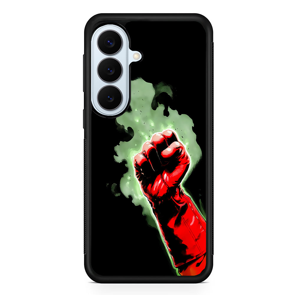 One Punch Man Saitama Punch Samsung Galaxy S26 Plus Case | Slim Protective Rubber Cover