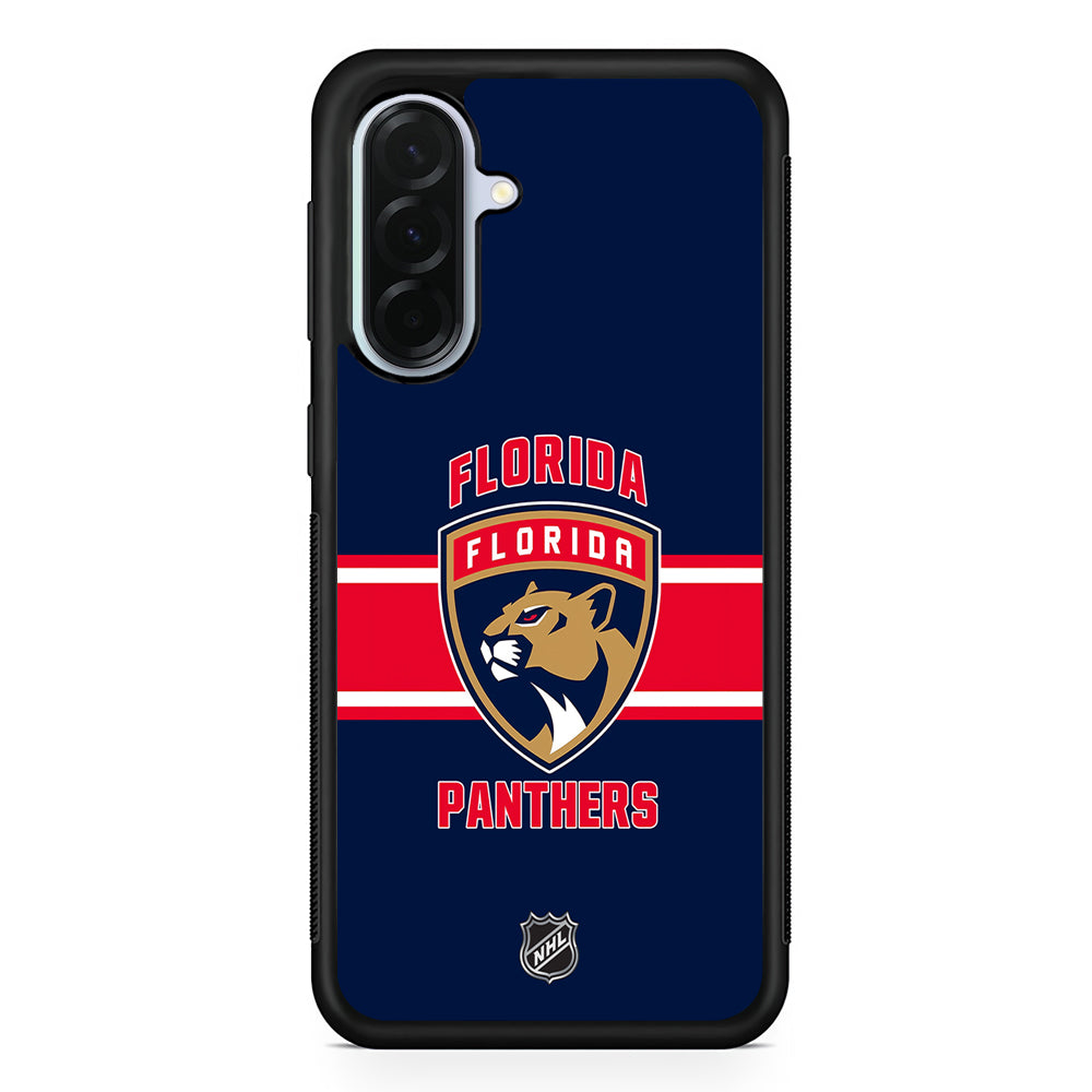 NHL Florida Panthers Navy Samsung Galaxy A36 Case | Durable Samsung Galaxy A36 Protective Case