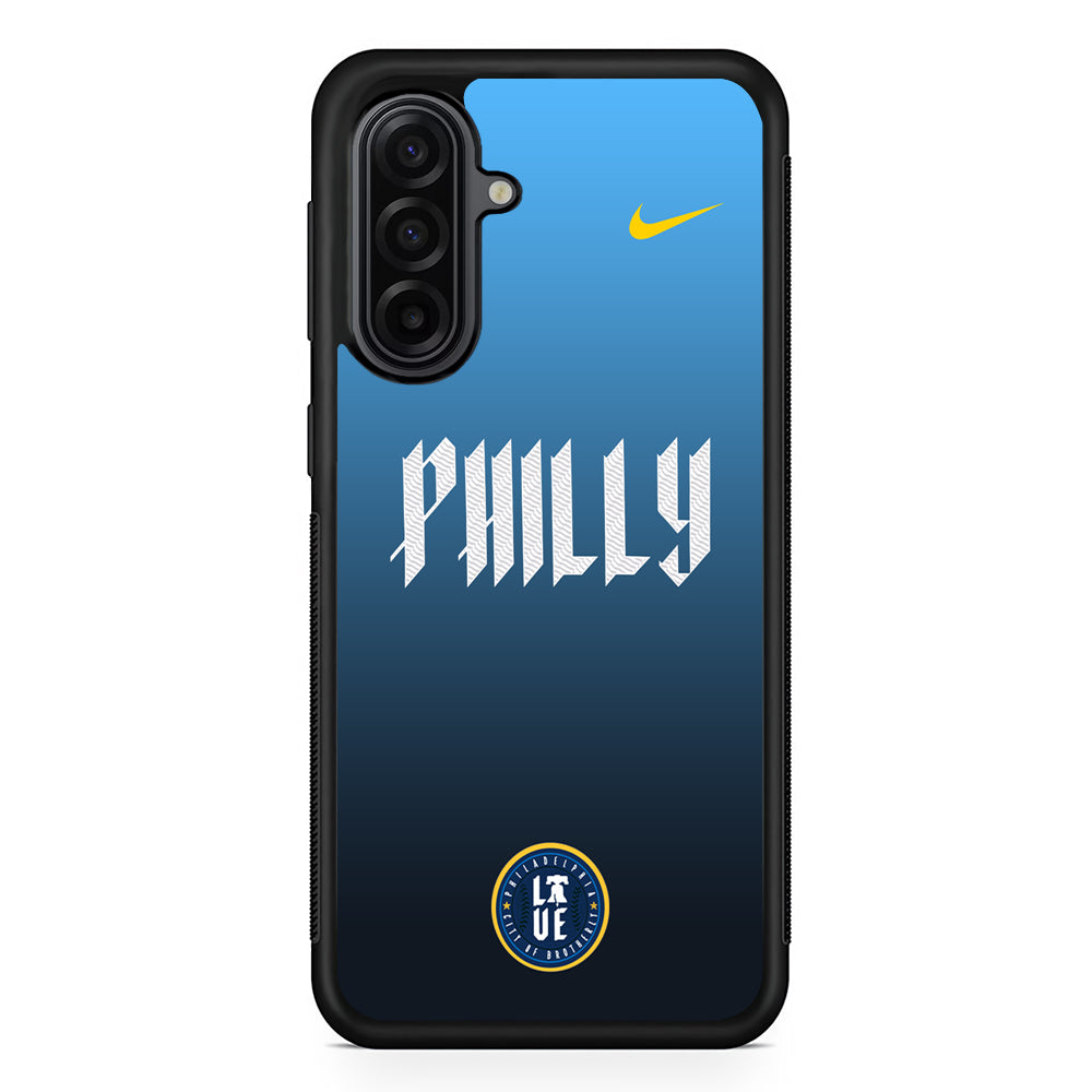 MLB Philadelphia Phillies Gradient Nike Samsung Galaxy A17 Case | Durable Rubber Samsung Galaxy A17 Phone Case