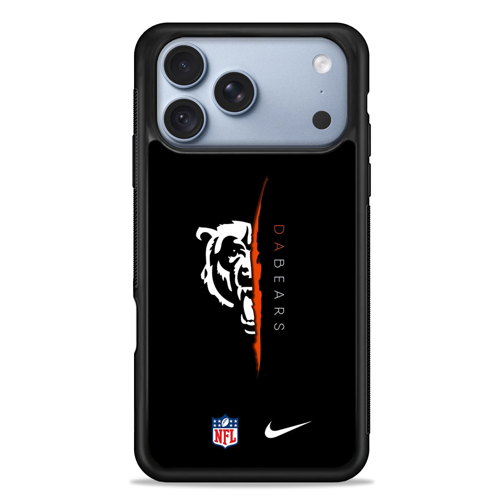 NFL Chicago Bears Nike iPhone 18 Pro Case - iPhone 18 Pro Silicone Case