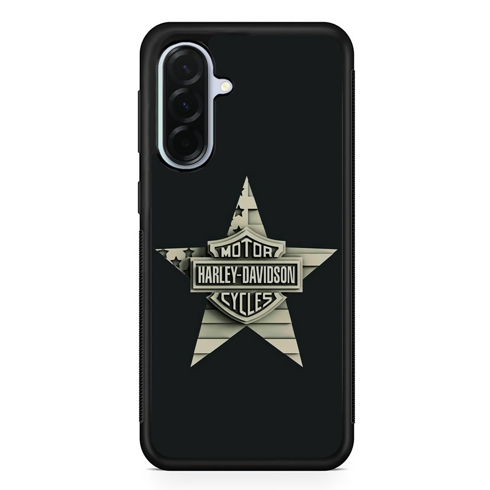 Harley Davidson Star Logo Samsung Galaxy A36 Case | Durable Samsung Galaxy A36 Protective Case