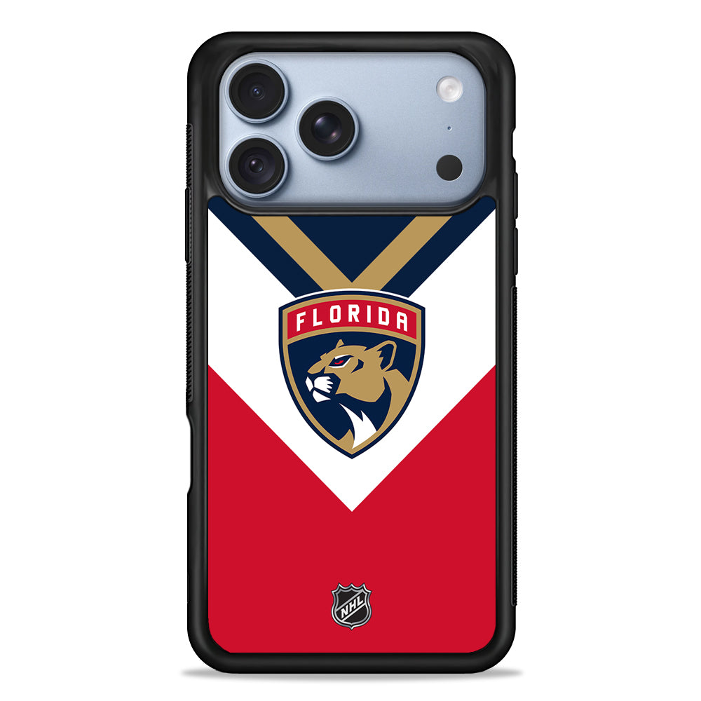 NHL Florida Panthers Team iPhone 18 Pro Case - iPhone 18 Pro Silicone Case