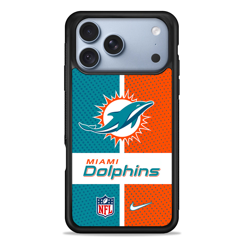 NFL Miami Dolphins Team Nike iPhone 18 Pro Case - iPhone 18 Pro Silicone Case