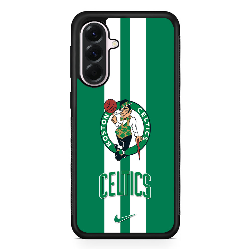 NBA Boston Celtics Green Nike Samsung Galaxy A56 Case | Samsung Galaxy A56 Protective Rubber Case