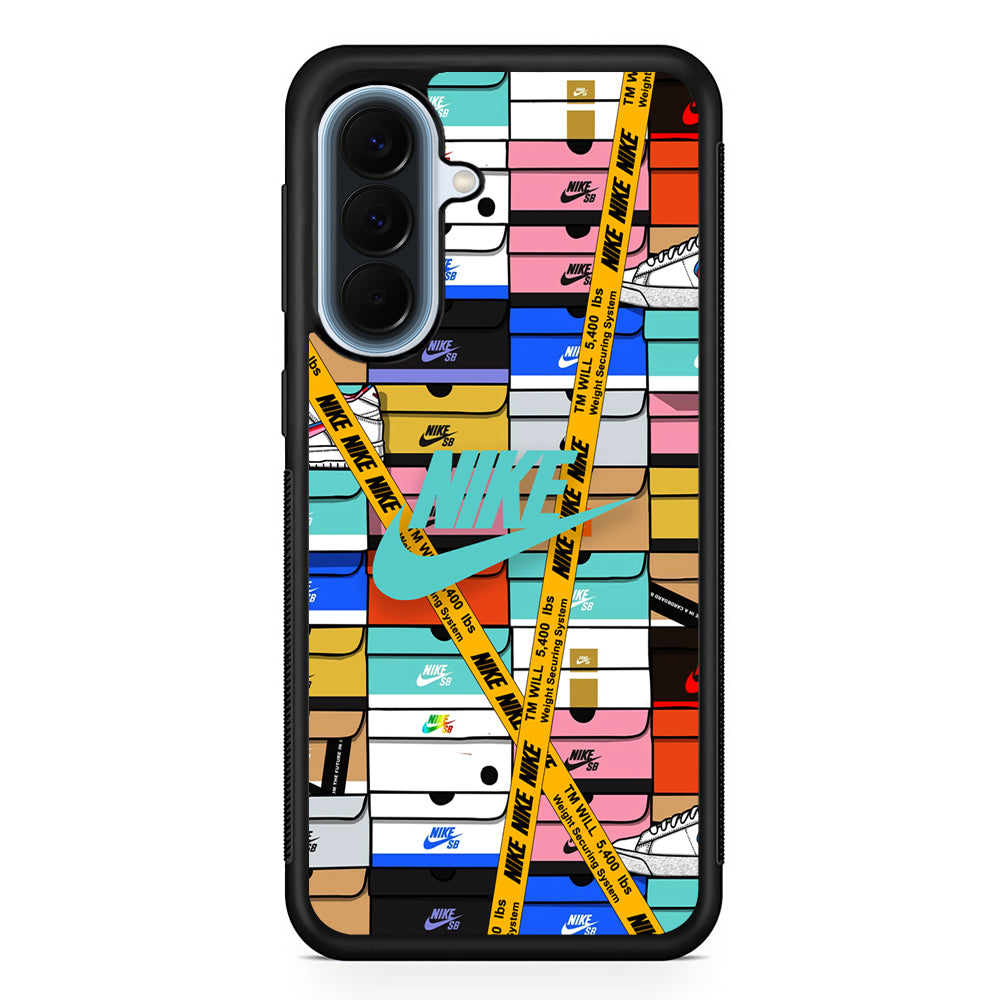 Nike Box Shoes Collage Samsung Galaxy A57 Case | Slim Samsung Galaxy A57 Protective Case