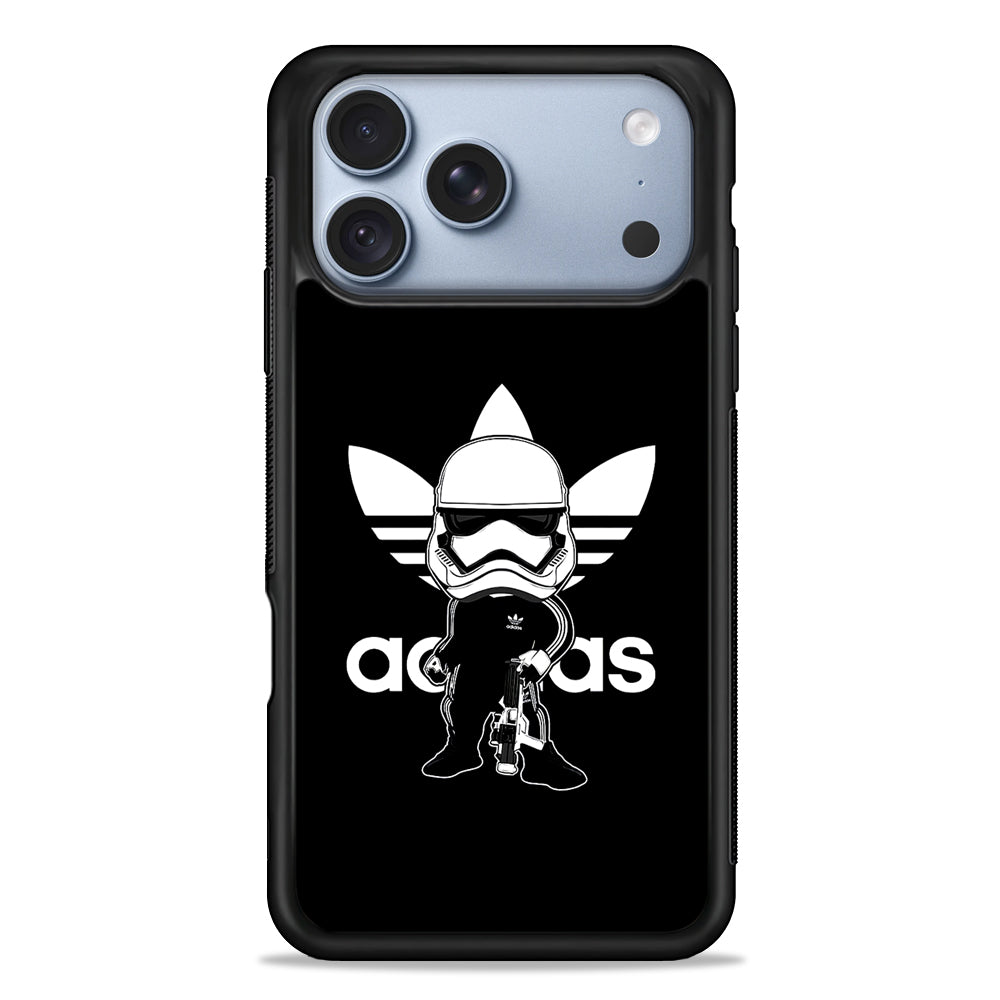 Adidas Chibi Stormtrooper iPhone 18 Pro Case - iPhone 18 Pro Silicone Case