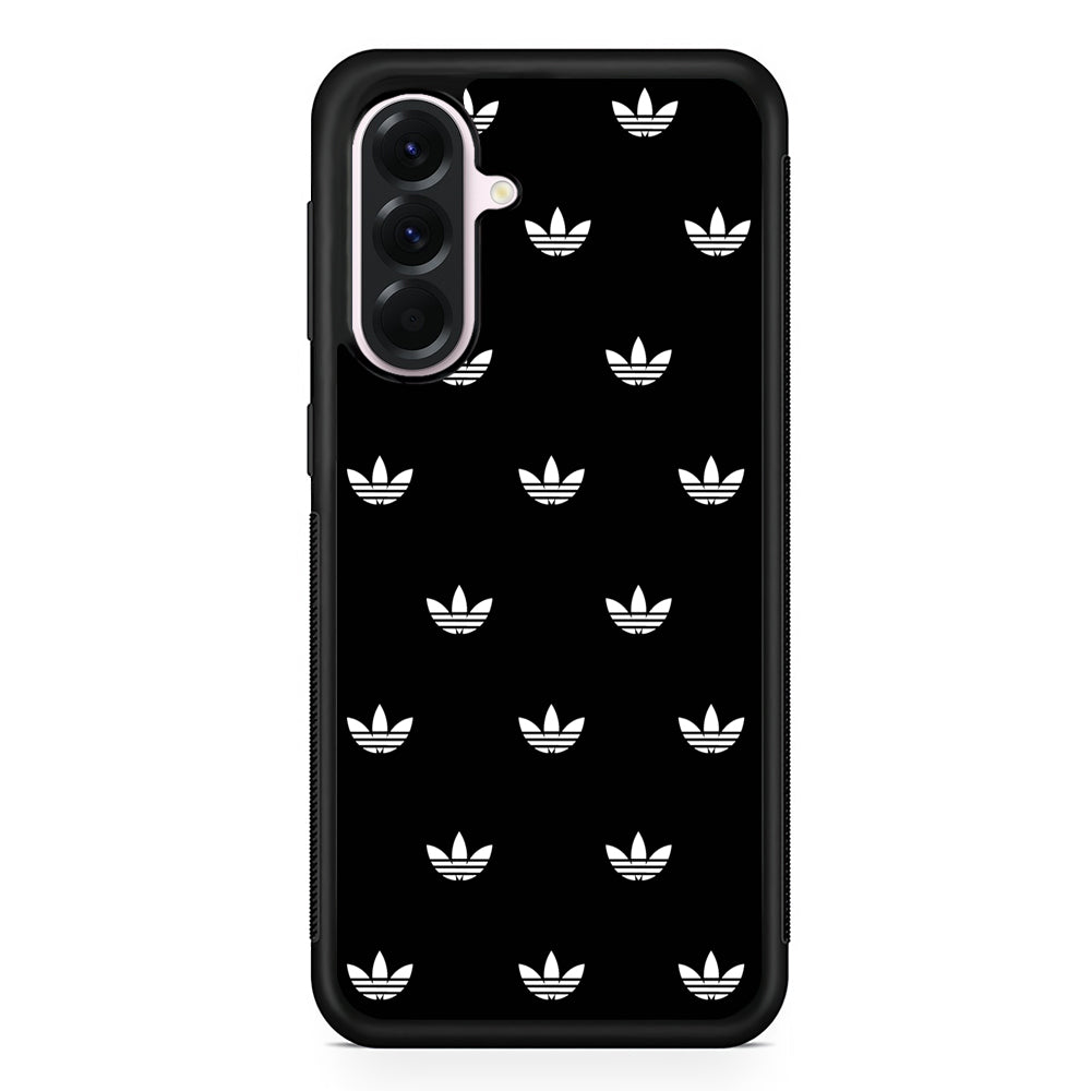 Adidas Doodle In Black Samsung Galaxy A56 Case | Samsung Galaxy A56 Protective Rubber Case