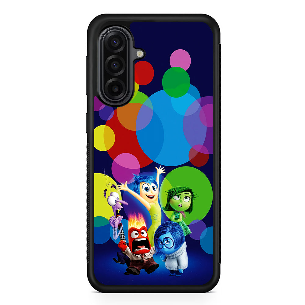 Inside Out Colorful Circle Samsung Galaxy A17 Case | Durable Rubber Samsung Galaxy A17 Phone Case