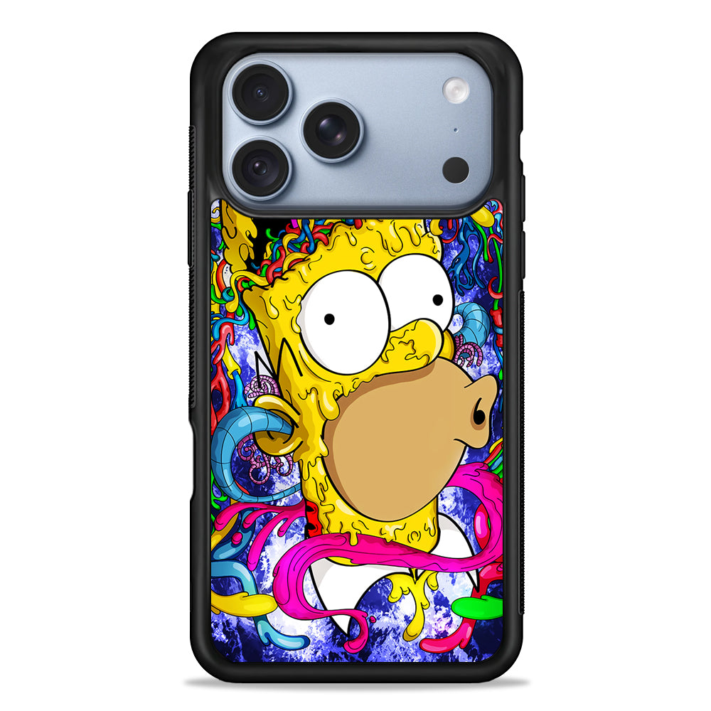 Simpson Homer Abstract iPhone 18 Pro Case - iPhone 18 Pro Silicone Case