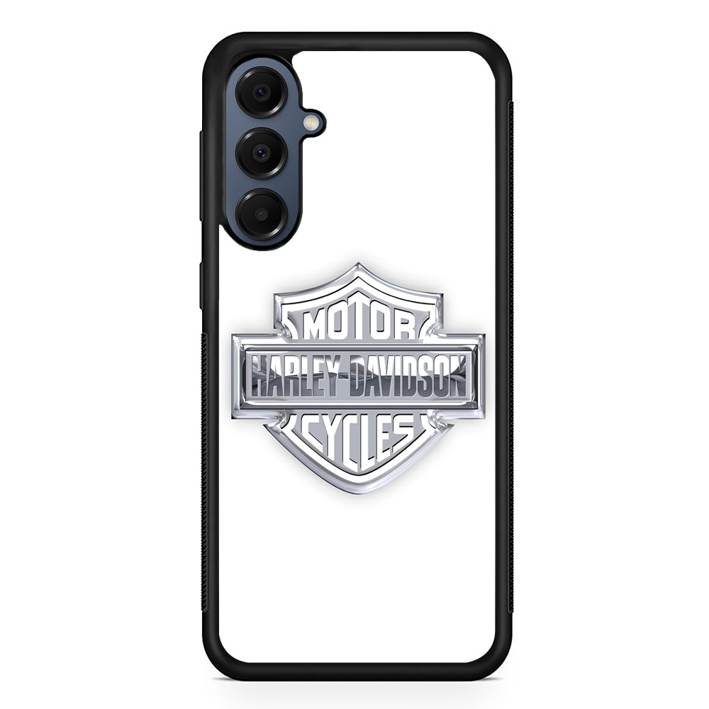 Harley Davidson Logo Silver Samsung Galaxy A16 Case | Slim Protective Cover for Samsung Galaxy A16