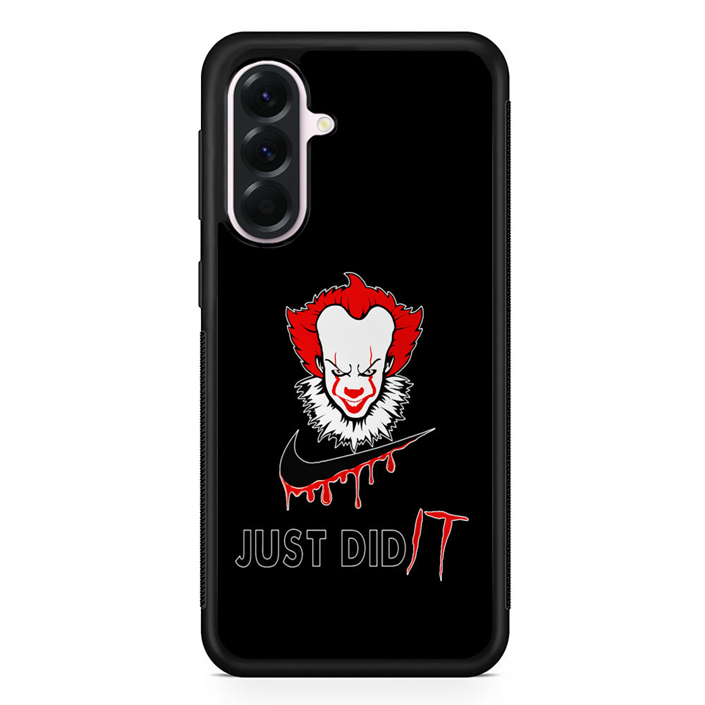 Nike Just Did IT Pennywise Samsung Galaxy A56 Case | Samsung Galaxy A56 Protective Rubber Case