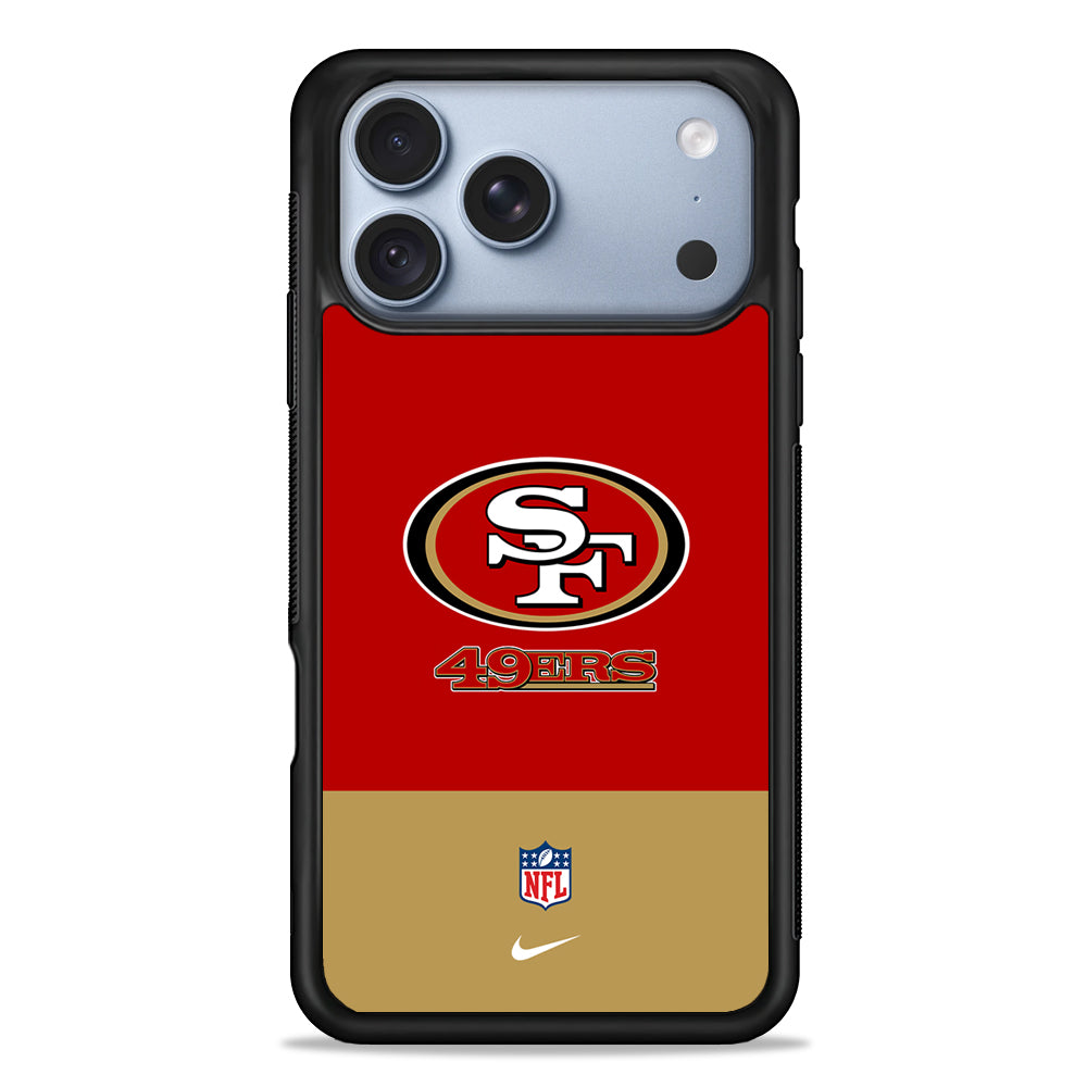 NFL San Francisco 49ers Nike iPhone 18 Pro Case - iPhone 18 Pro Silicone Case