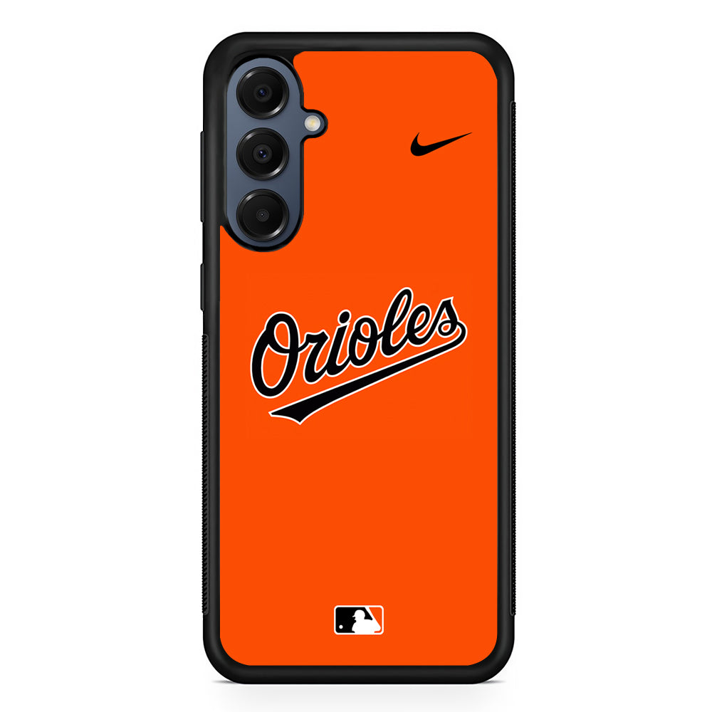 MLB Baltimore Orioles Orange Nike Samsung Galaxy A16 Case | Slim Protective Cover for Samsung Galaxy A16