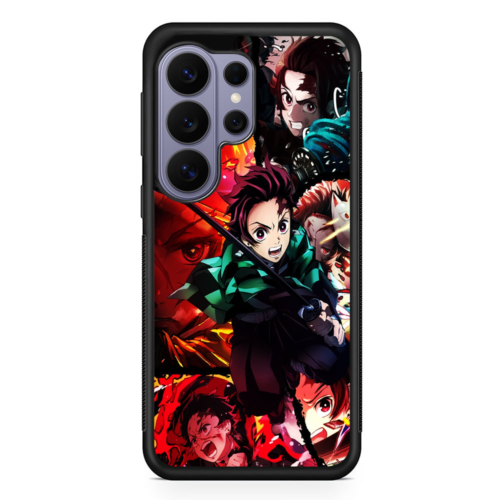 Kimetsu no Yaiba Tanjiro Aesthetic Samsung Galaxy S26 Ultra Case | Protective Rubber Cover