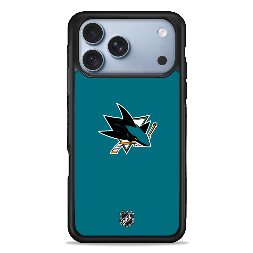 NHL San Jose Sharks Team iPhone 18 Pro Case - iPhone 18 Pro Silicone Case