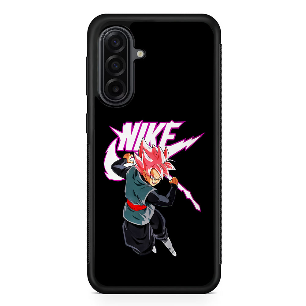 Nike Goku Black Rose Samsung Galaxy A17 Case | Durable Rubber Samsung Galaxy A17 Phone Case