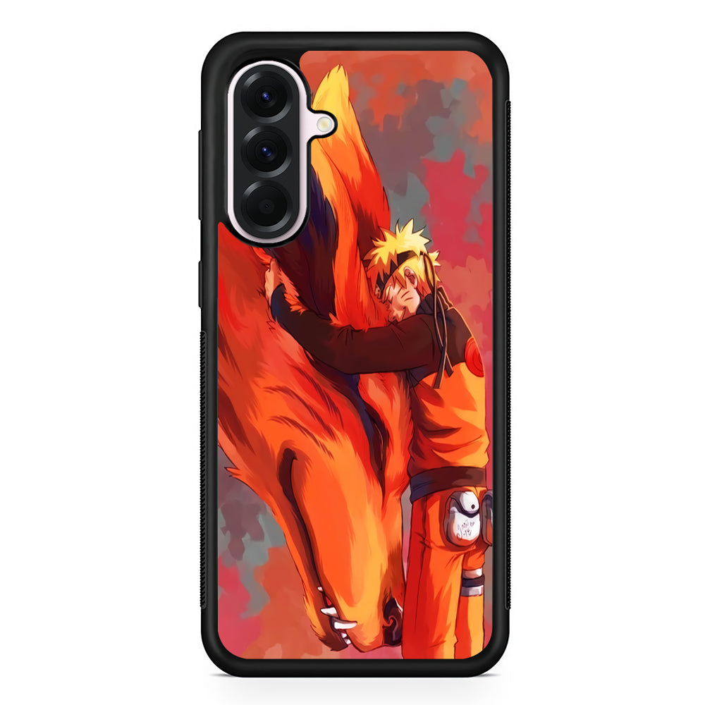 Naruto and Kurama Samsung Galaxy A56 Case | Samsung Galaxy A56 Protective Rubber Case