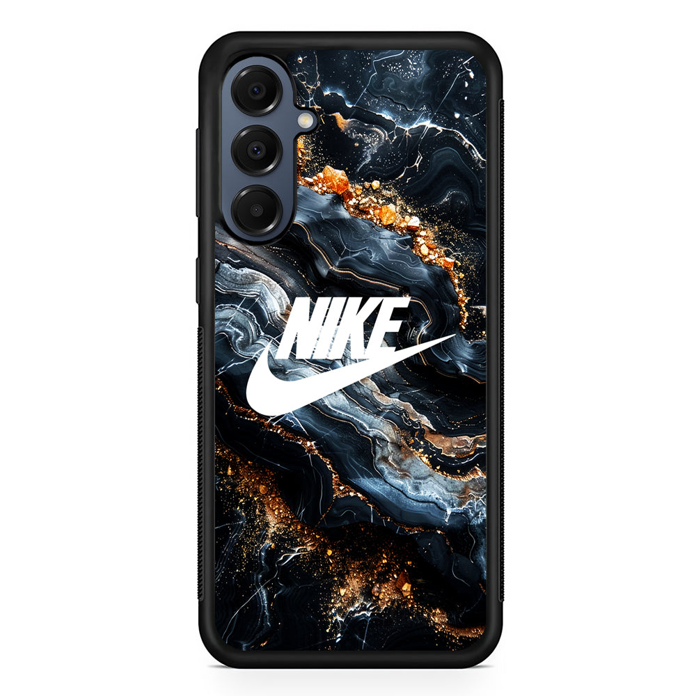 Nike Logo Grey Gold Stone Marble Samsung Galaxy A16 Case | Slim Protective Cover for Samsung Galaxy A16