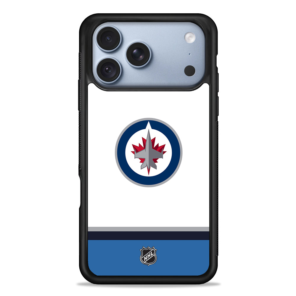 NHL Winnipeg Jets White iPhone 18 Pro Case - iPhone 18 Pro Silicone Case