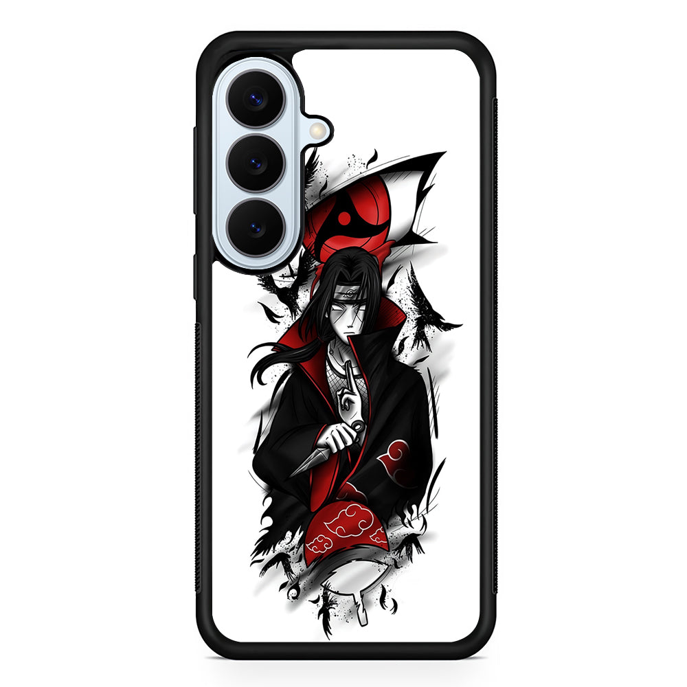 Itachi Uchiha White Samsung Galaxy S26 Plus Case | Slim Protective Rubber Cover