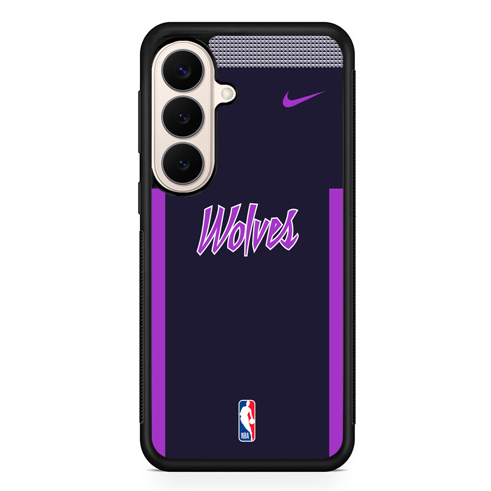 NBA Minnesota Timberwolves Purple Nike Samsung Galaxy S26 Case – Slim Protective Phone Cover