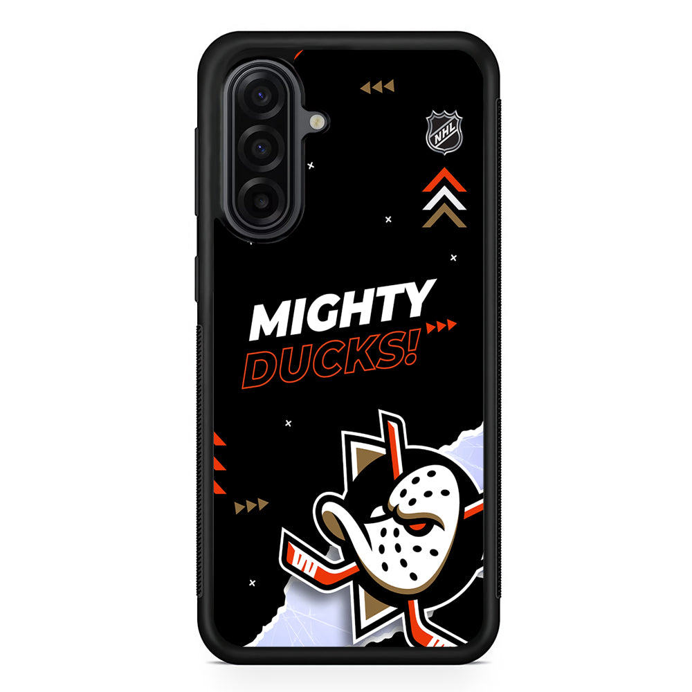 NHL Anaheim Ducks Mighty Samsung Galaxy A17 Case | Durable Rubber Samsung Galaxy A17 Phone Case