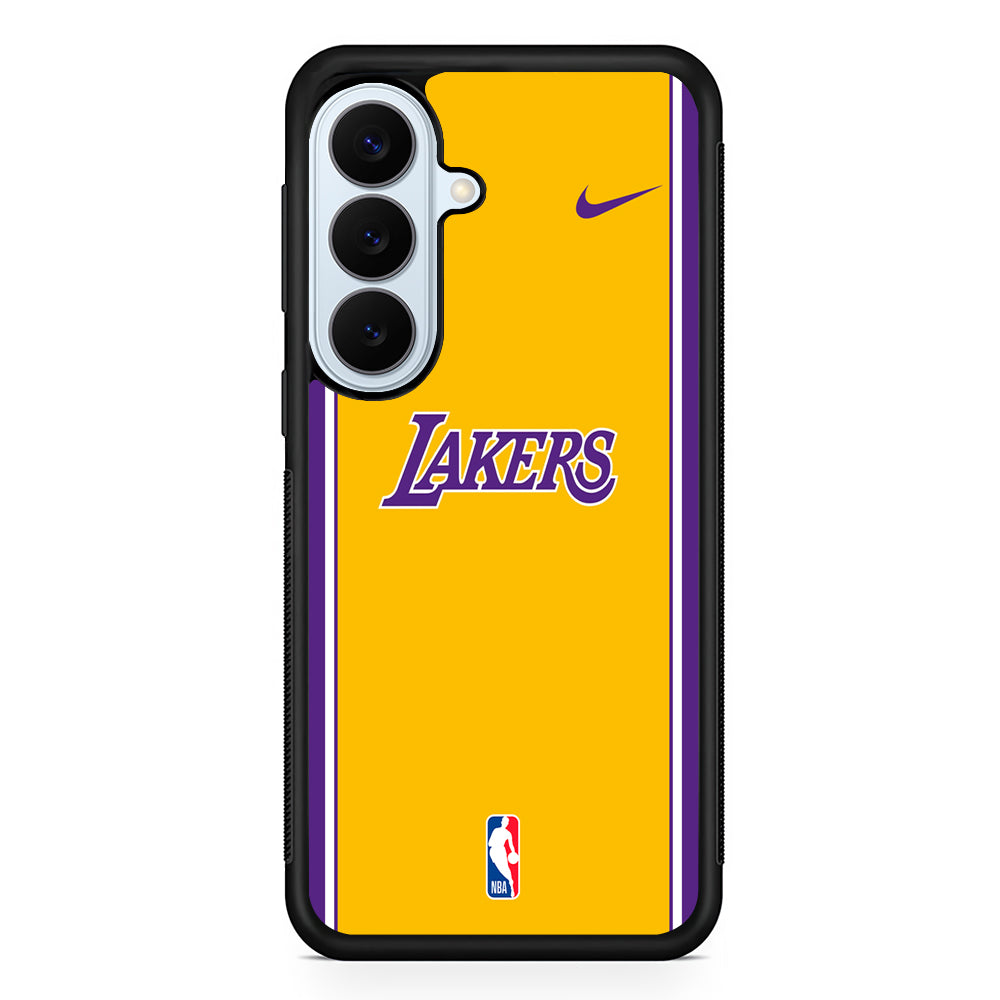 NBA Los Angeles Lakers Yellow Nike Samsung Galaxy S26 Plus Case | Lightweight Protective Phone Cover