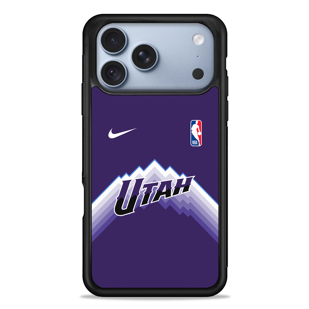 NBA Utah Jazz Purple Nike iPhone 18 Pro Case - iPhone 18 Pro Silicone Case