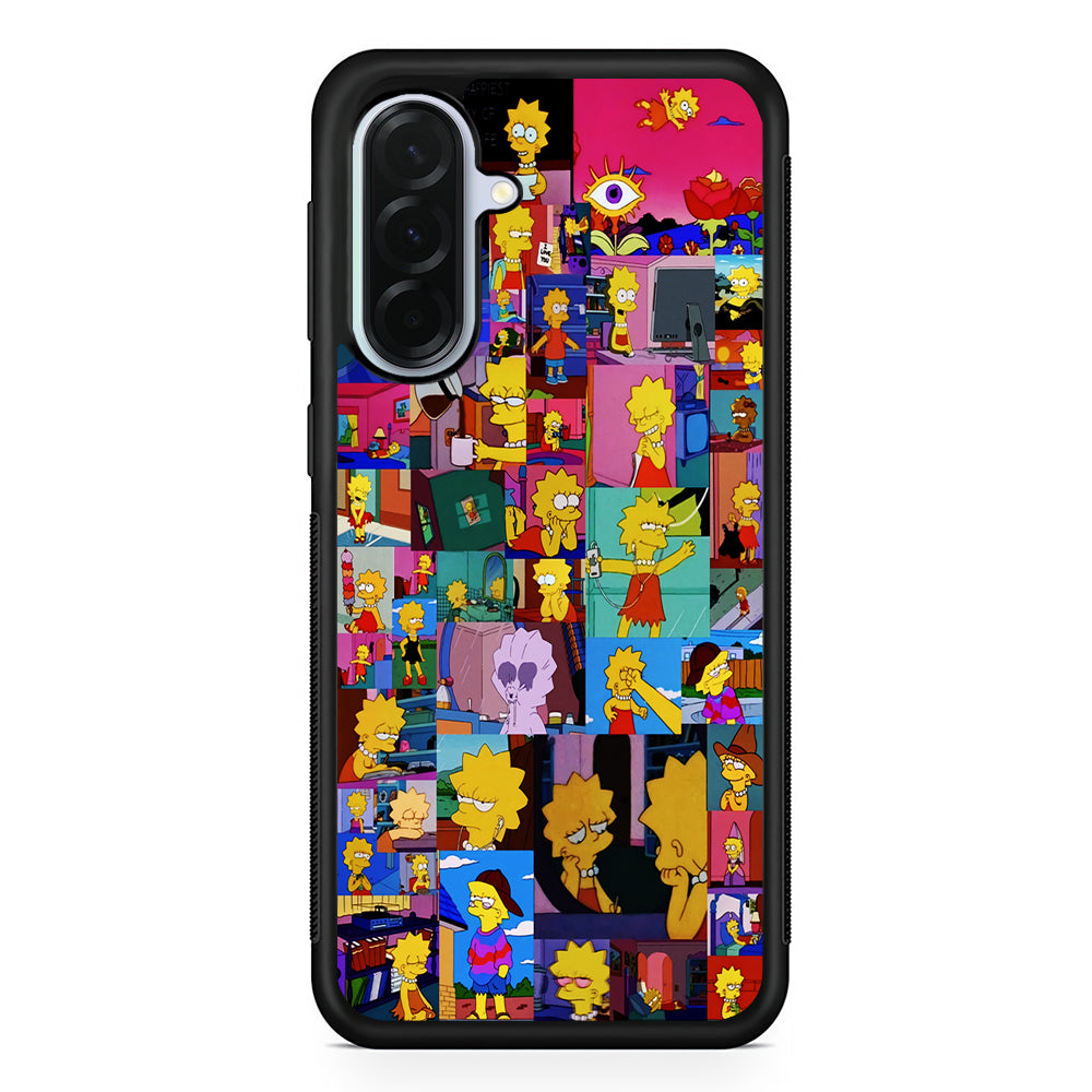 Lisa Simpson Aesthetic Samsung Galaxy A36 Case | Durable Samsung Galaxy A36 Protective Case