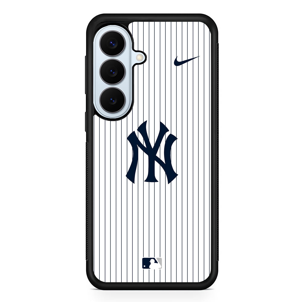 MLB New York Yankees White Nike Samsung Galaxy S26 Plus Case | Lightweight Protective Phone Cover