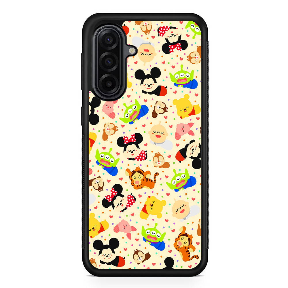 Tsum Tsum Cute Cartoon Samsung Galaxy A17 Case | Durable Rubber Samsung Galaxy A17 Phone Case