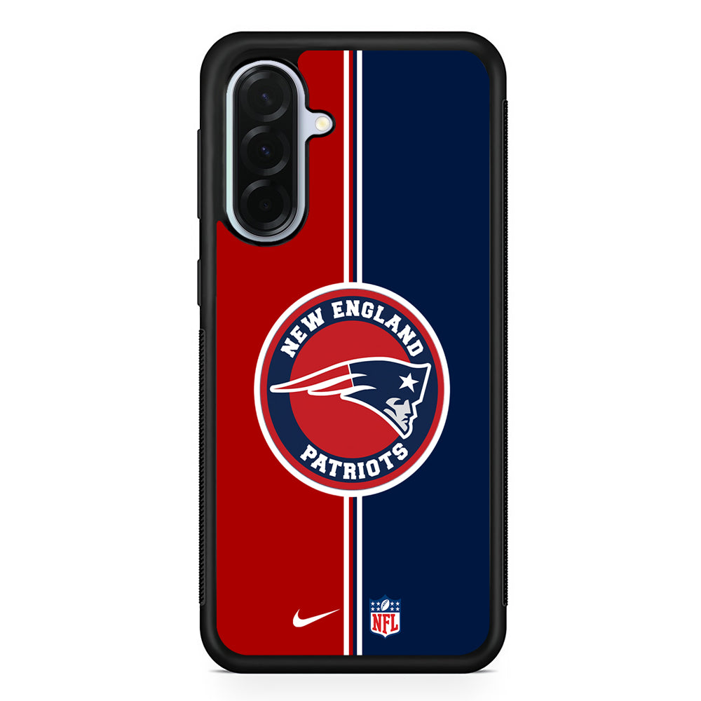NFL New England Patriots Nike Logo Samsung Galaxy A36 Case | Durable Samsung Galaxy A36 Protective Case