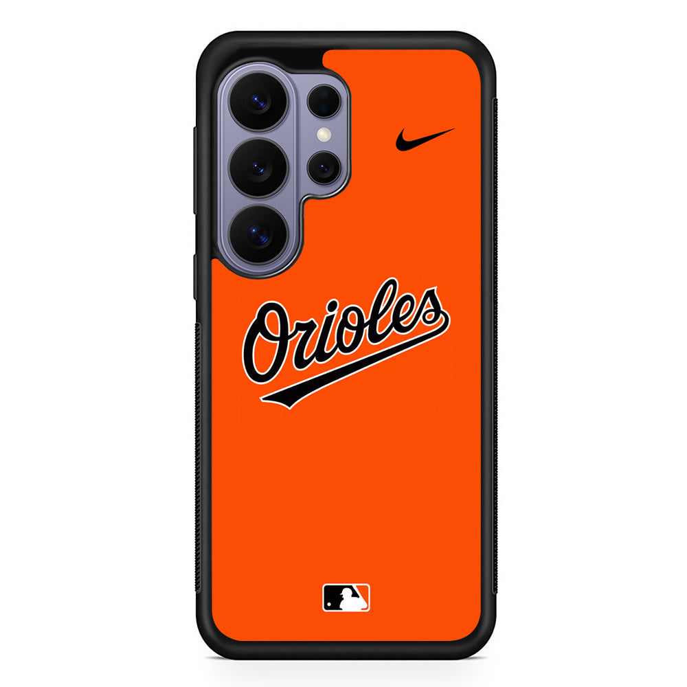 MLB Baltimore Orioles Orange Nike Samsung Galaxy S26 Ultra Case | Slim Durable Protective Cover