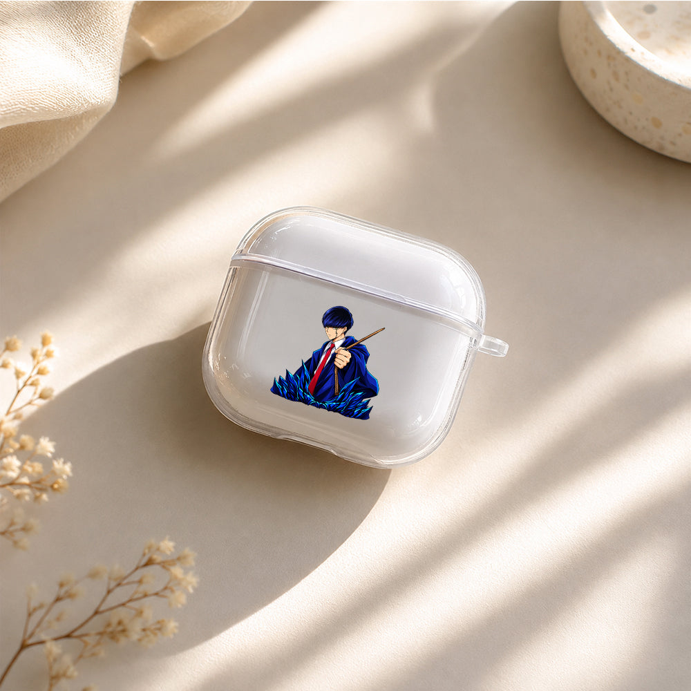 Mash Burnedead Magic Defier Protective Apple Airpods 4 Clear Case - Durable Clear Protection