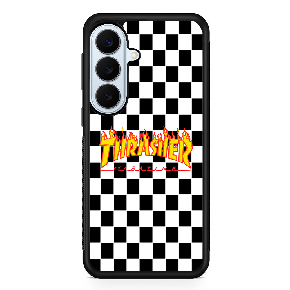 Thrasher Chess Board Background Samsung Galaxy S26 Plus Case | Lightweight Protective Phone Cover