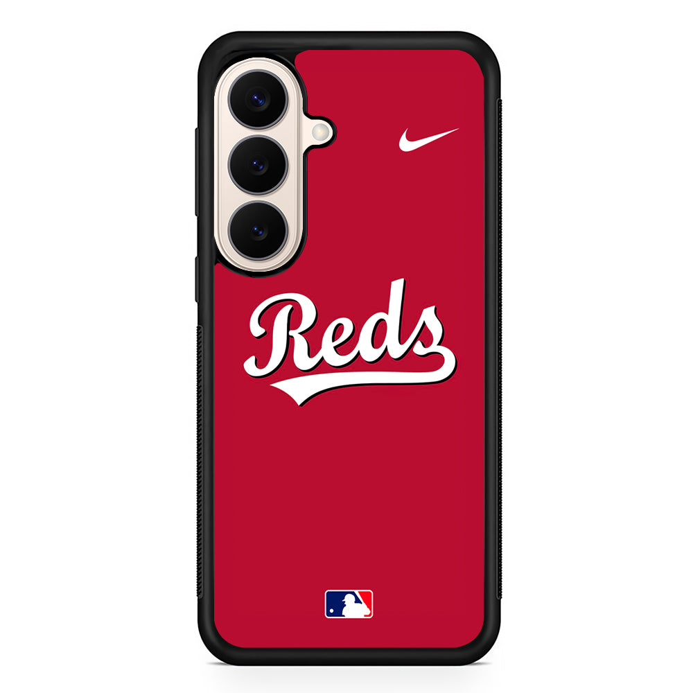 MLB Cincinnati Reds Red Nike Samsung Galaxy S26 Case – Slim Protective Phone Cover