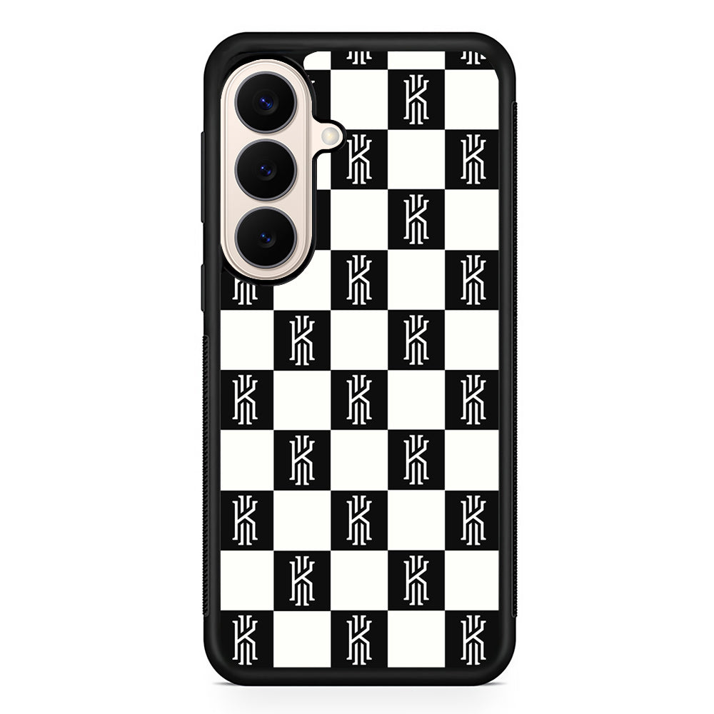 Kyrie Irving Chess Pattern Samsung Galaxy S26 Case | Durable Protective Rubber Cover