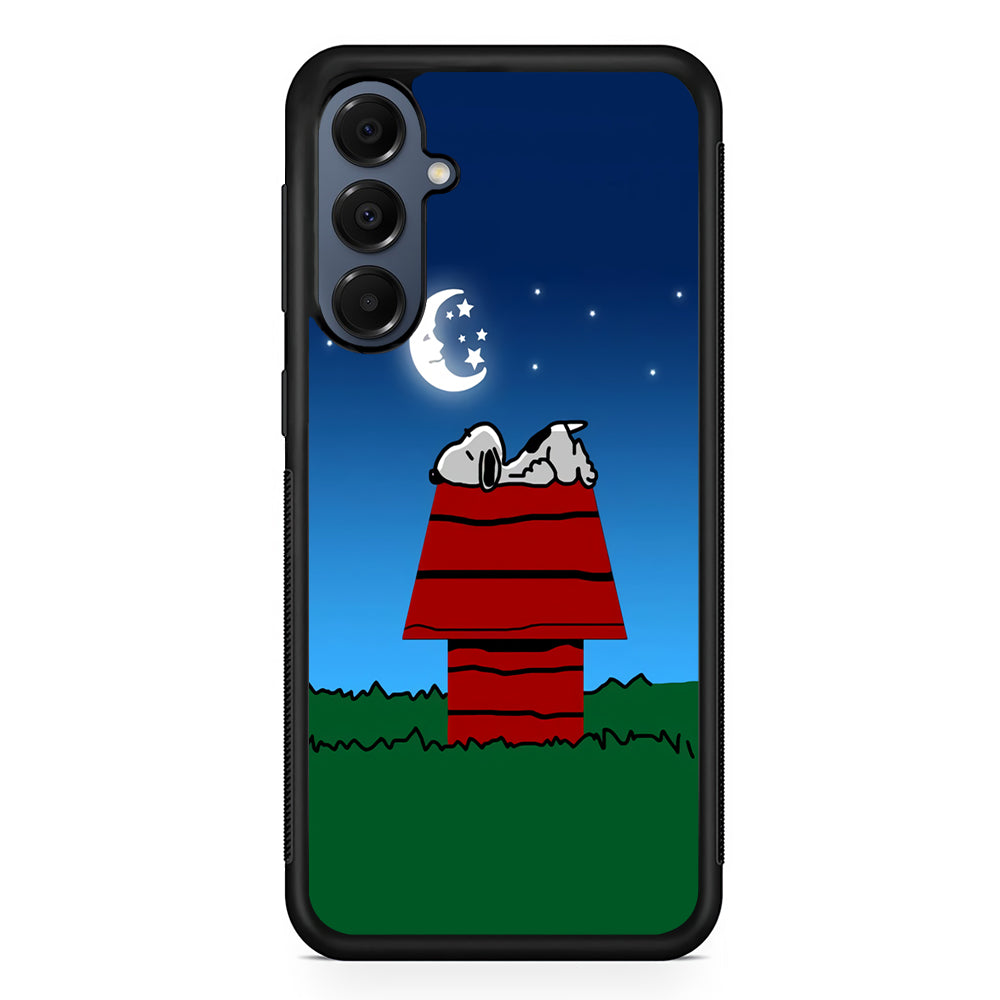 Snoopy Sleeps at Night Samsung Galaxy A16 Case | Slim Protective Cover for Samsung Galaxy A16