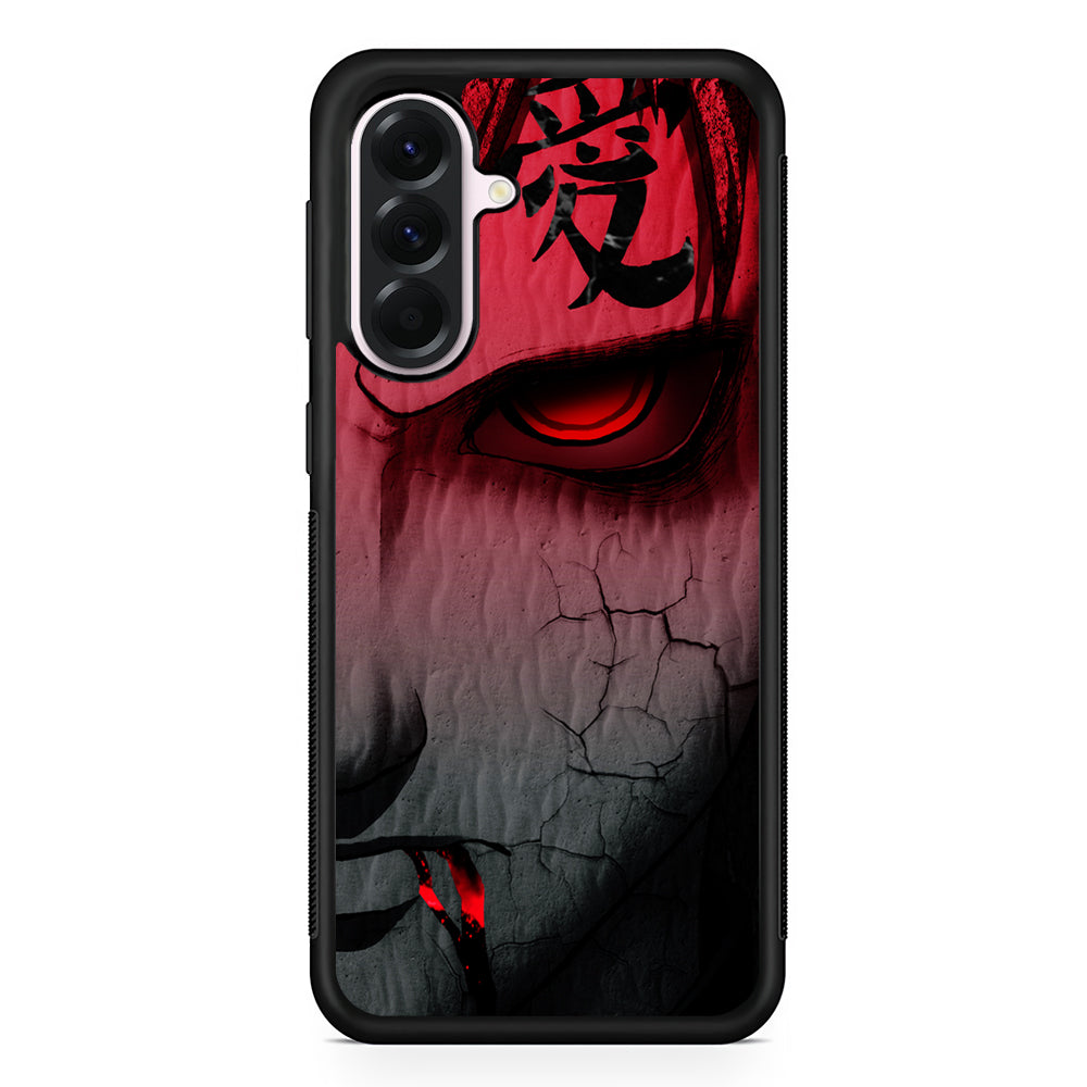 Naruto Gaara Face Samsung Galaxy A56 Case | Samsung Galaxy A56 Protective Rubber Case